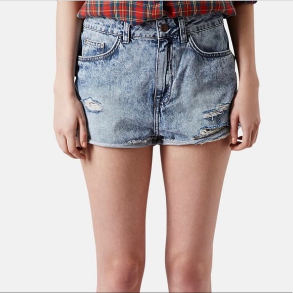 Topshop | Moto Hallie Jean Shorts - Picture 2 of 12